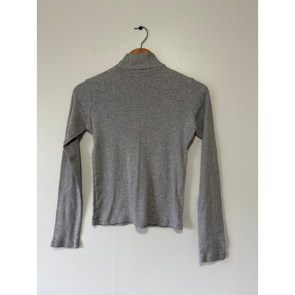 Brandy Melville‎ Grey Long Sleeve Turtleneck Top Women's